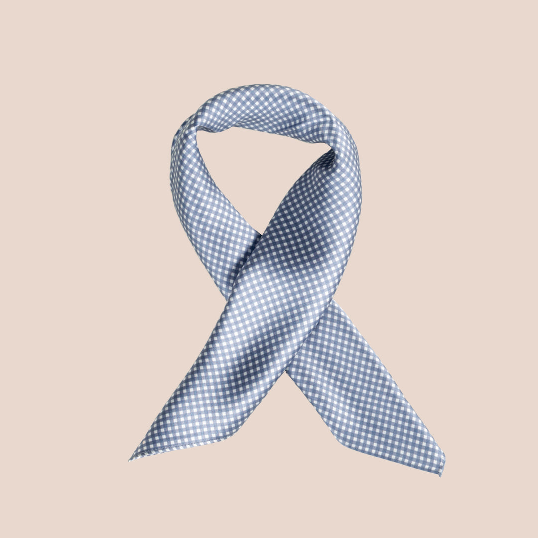 Silkeskjerf Como Light Blue