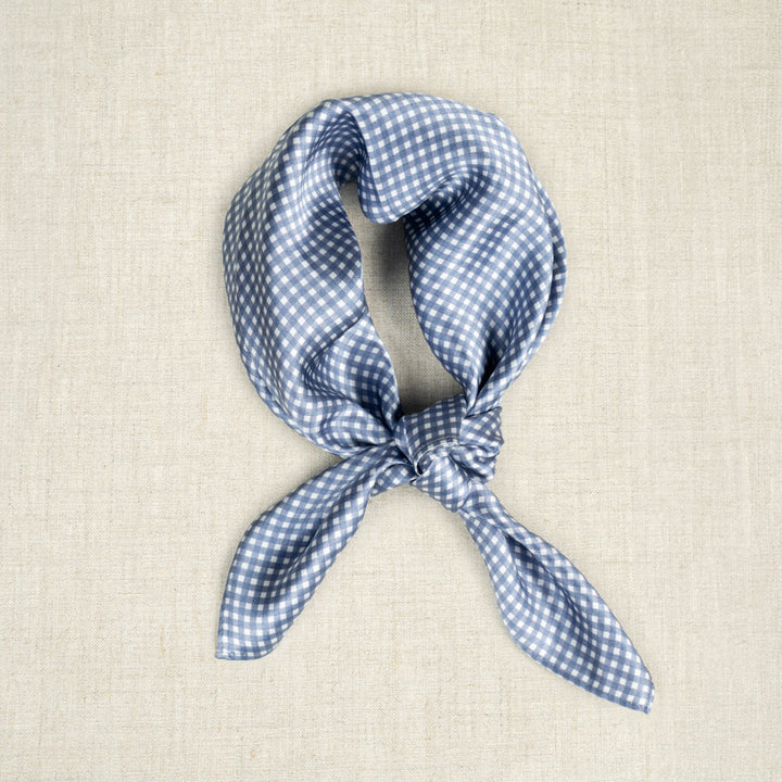 Silkeskjerf Como Light Blue