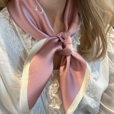 Silkeskjerf Paris Dusty Pink