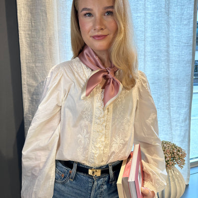 Silkeskjerf Paris Dusty Pink