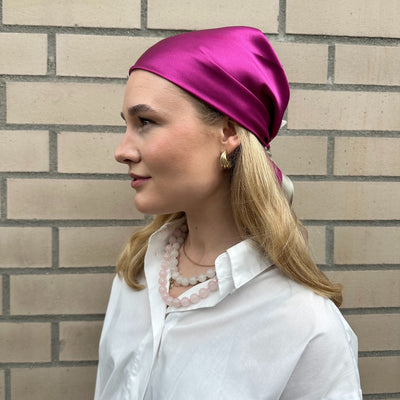 Silkeskjerf Paris Pink