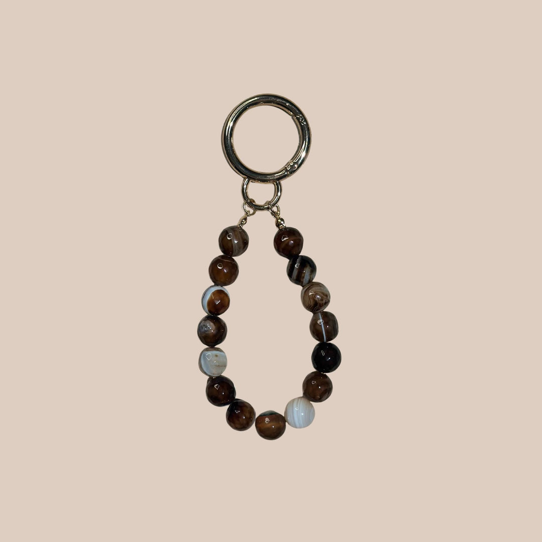 Bag Charm Naia Brown