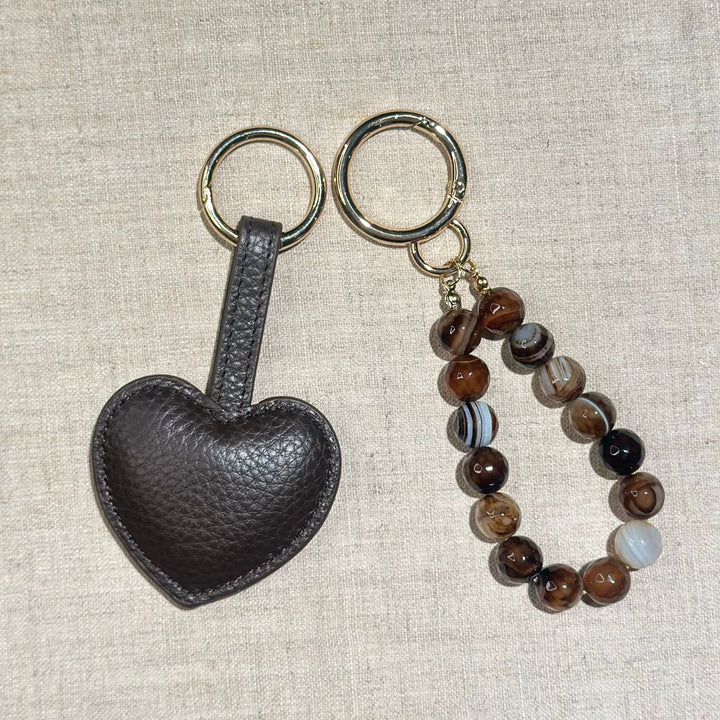 Bag Charm Naia Brown