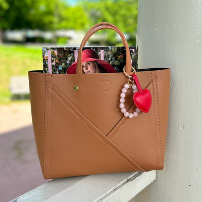 Veske Skinn Aurora Camel