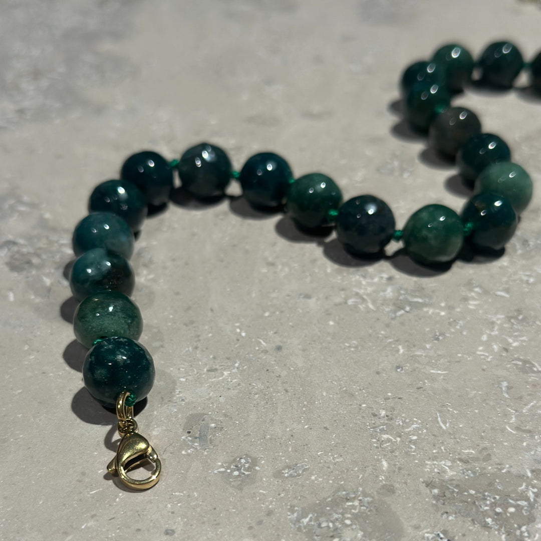Halskjede Zoe Aquatic Agate