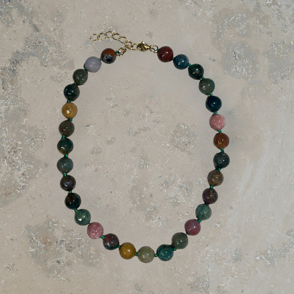 Halskjede Zoe India Agate