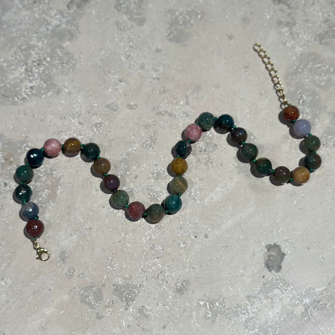 Halskjede Zoe India Agate
