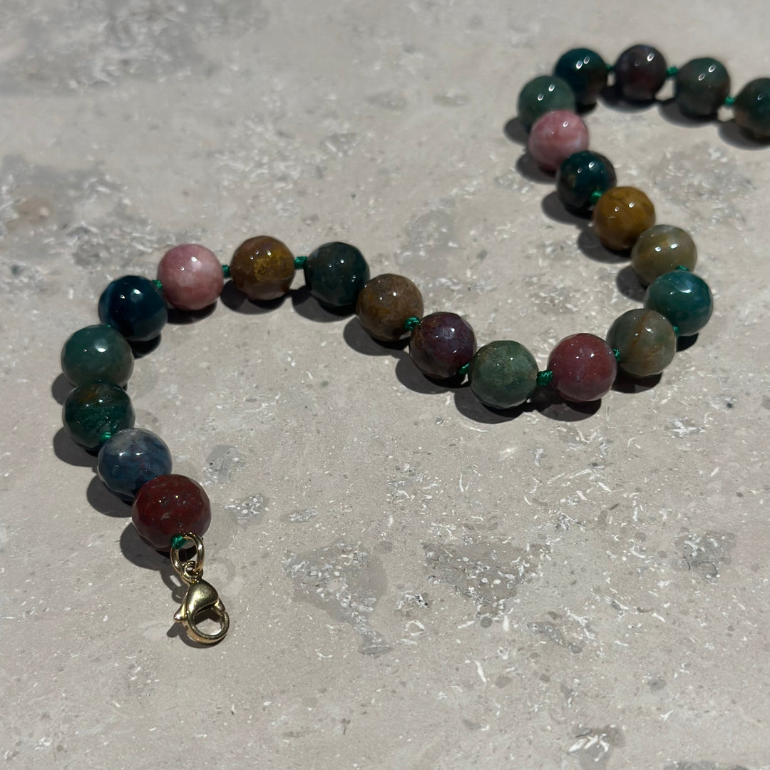 Halskjede Zoe India Agate