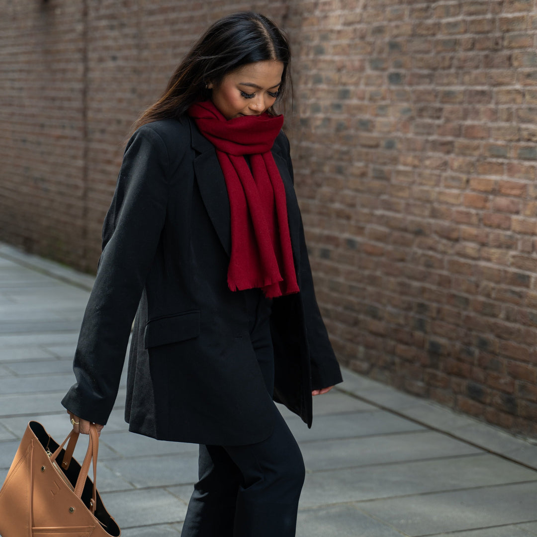 Ullskjerf Cortina Red