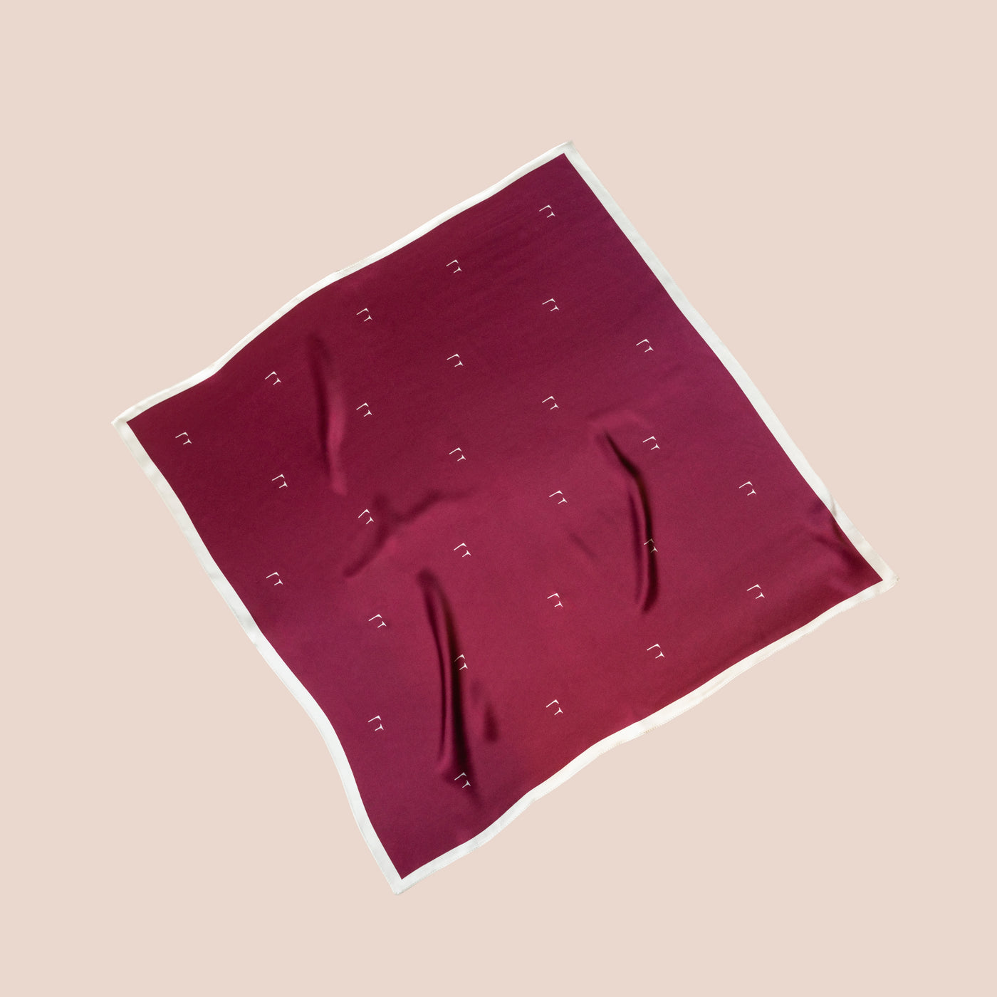 Silkeskjerf Paris Burgundy