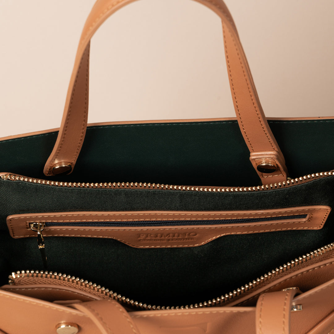 Veske Skinn Aurora Camel