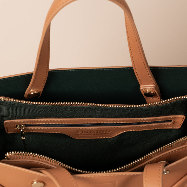 Veske Skinn Aurora Camel