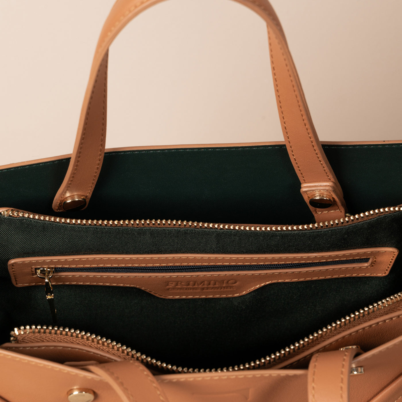 Veske Skinn Aurora Camel