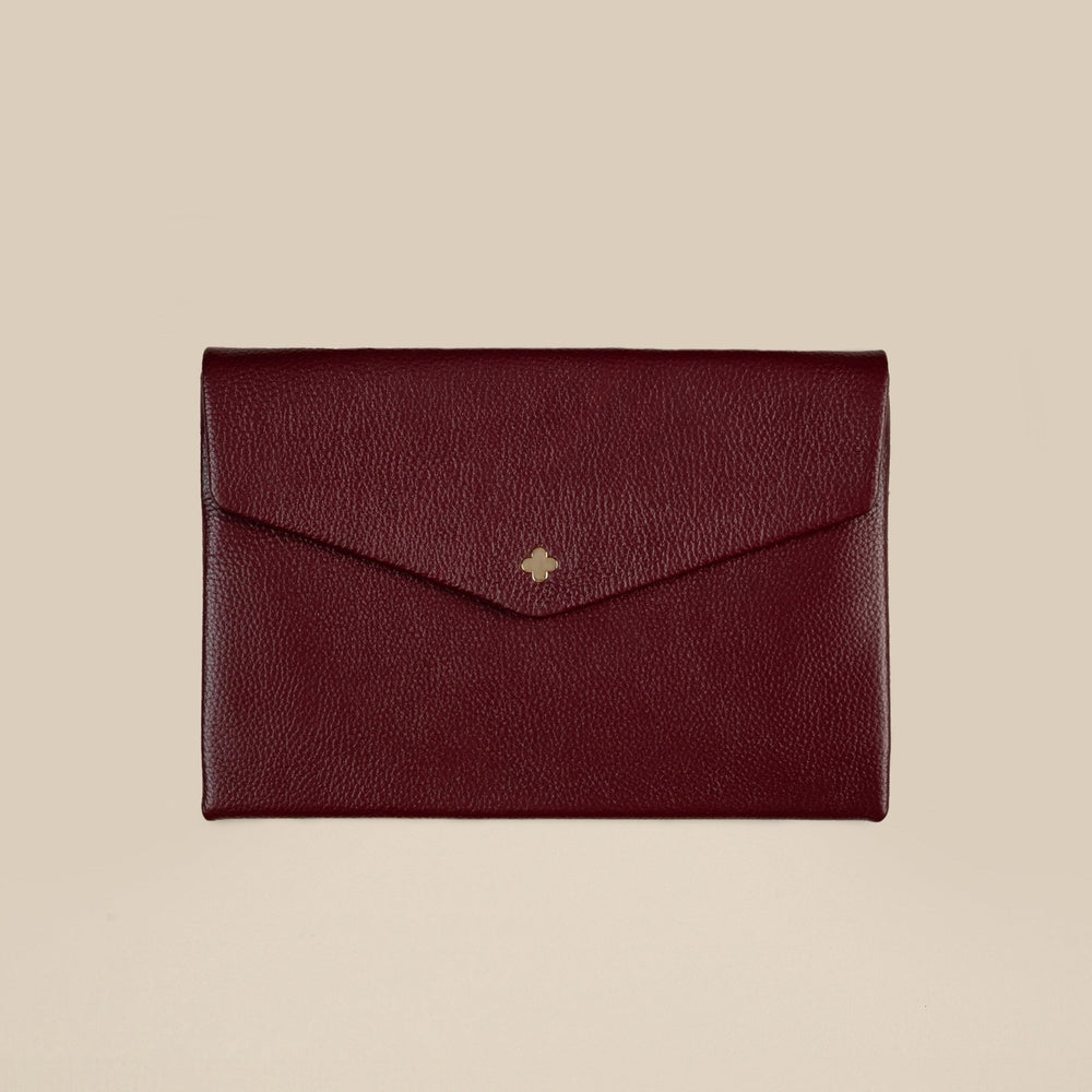 Veske Skinn Luca Burgundy