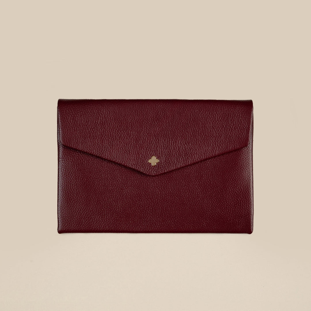 Veske Skinn Luca Burgundy