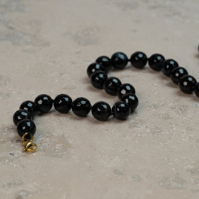Halskjede Zoe Black Agate