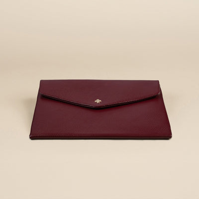Veske Skinn Luca Burgundy
