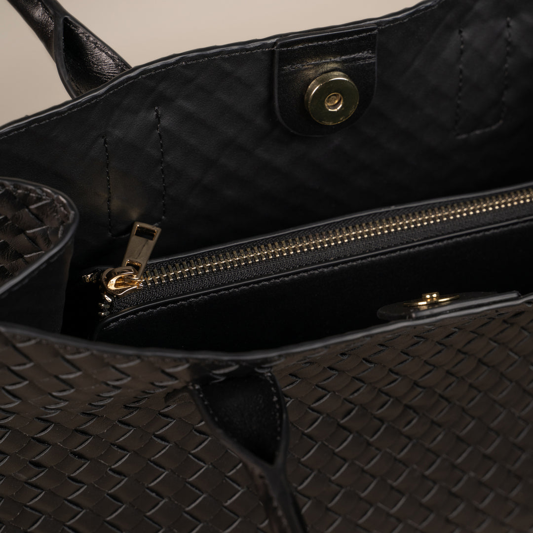 Veske Skinn Olivia Black
