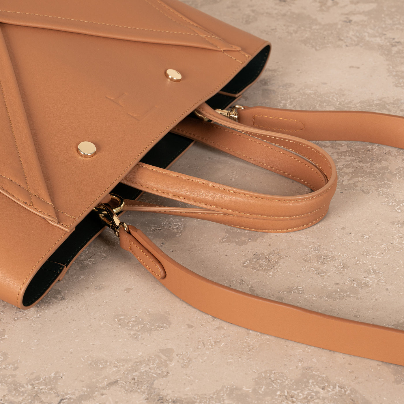 Veske Skinn Aurora Camel