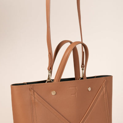 Veske Skinn Aurora Camel