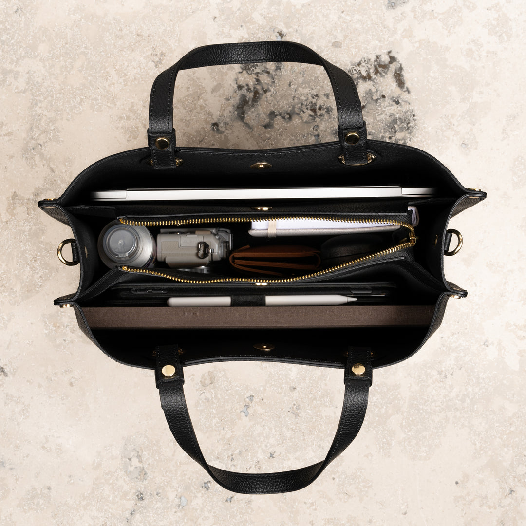 Veske Skinn Bianca Work Black