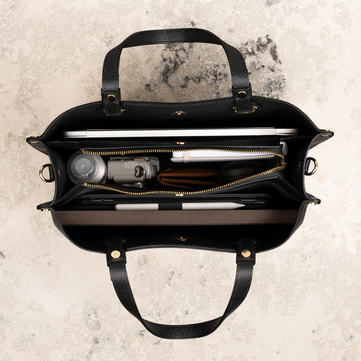 Veske Skinn Bianca Work Black