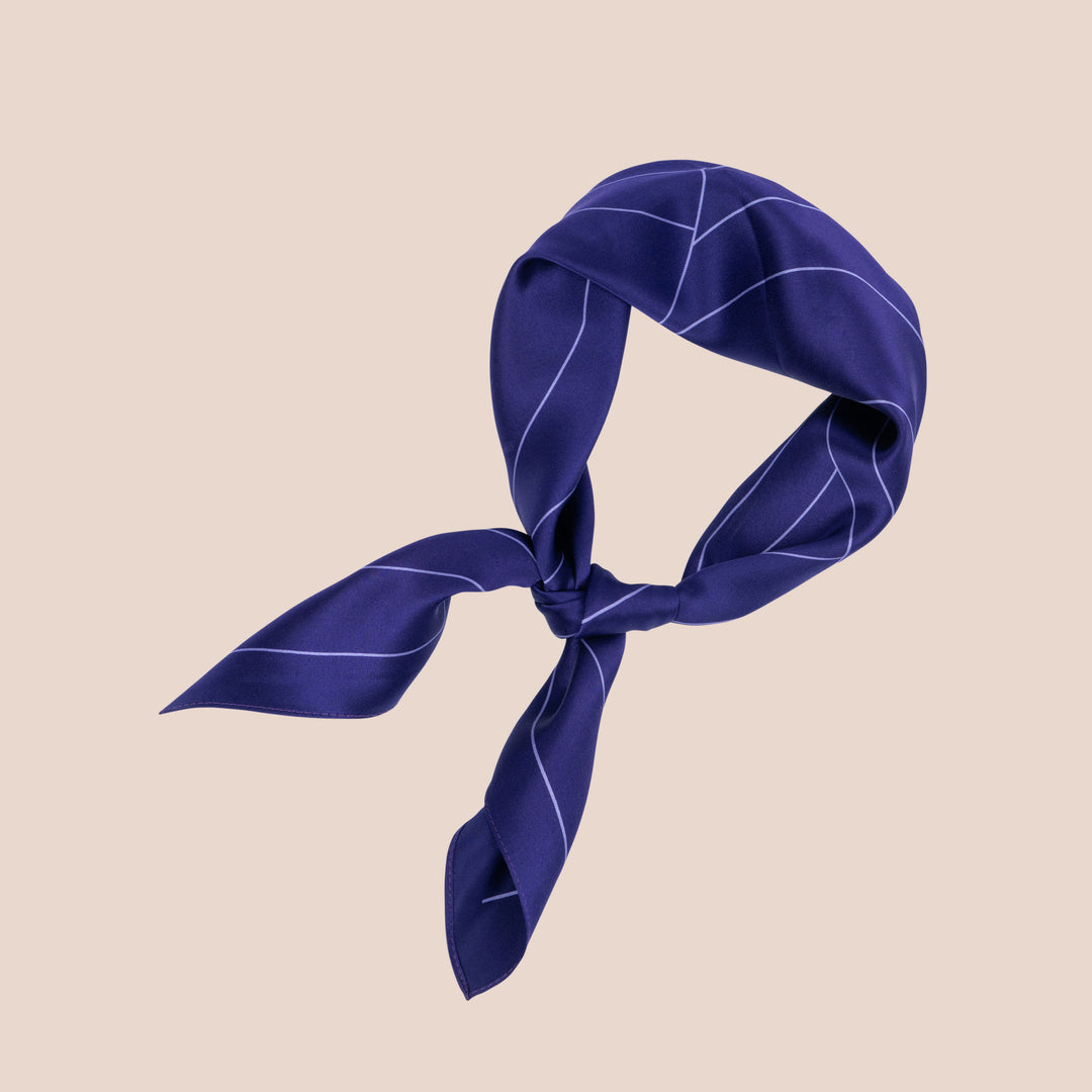Silkeskjerf Palma Purple