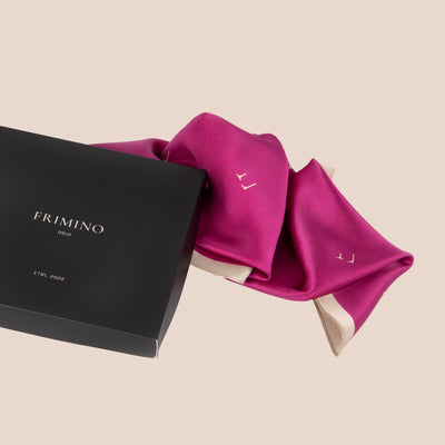 Silkeskjerf Paris Pink