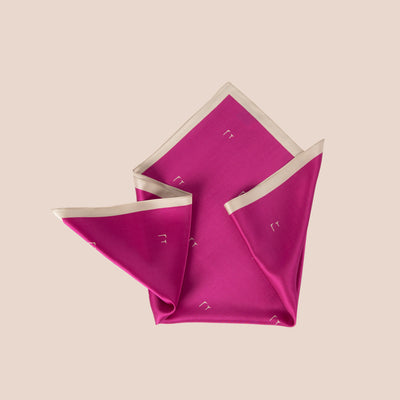 Silkeskjerf Paris Pink