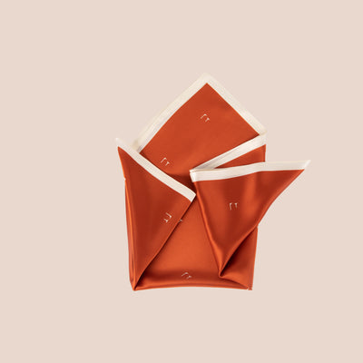 Silkeskjerf Paris Orange