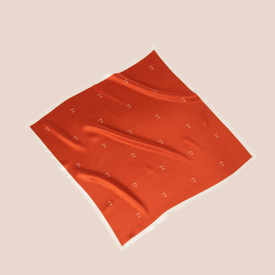 Silkeskjerf Paris Orange