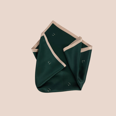 Silkeskjerf Paris Green