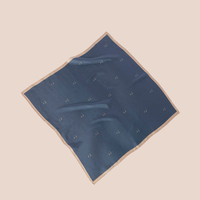 Silkeskjerf Paris Light Blue