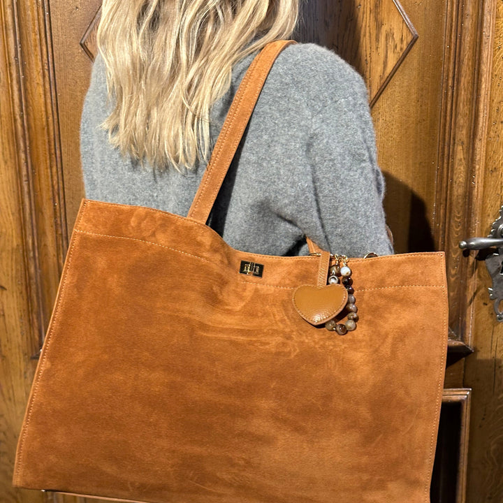 Veske Skinn Sienna Tote Cognac