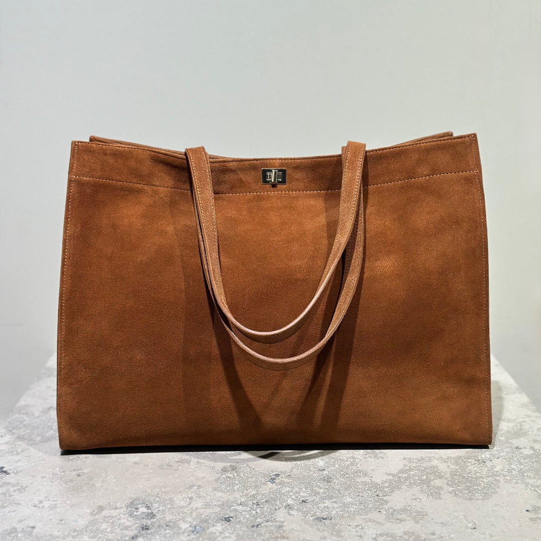 Veske Skinn Sienna Tote Cognac