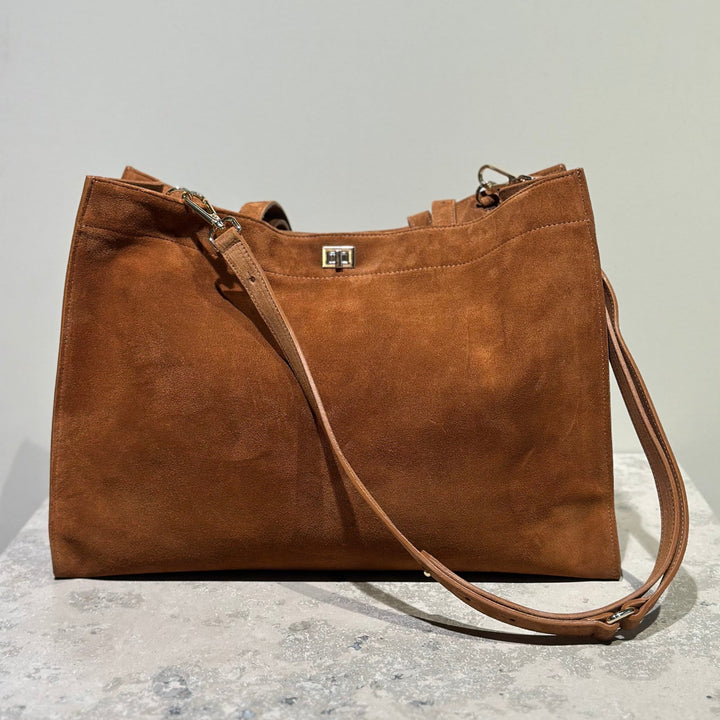 Veske Skinn Sienna Tote Cognac