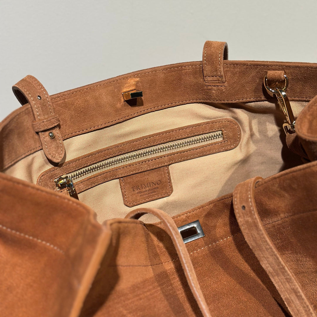 Veske Skinn Sienna Tote Cognac