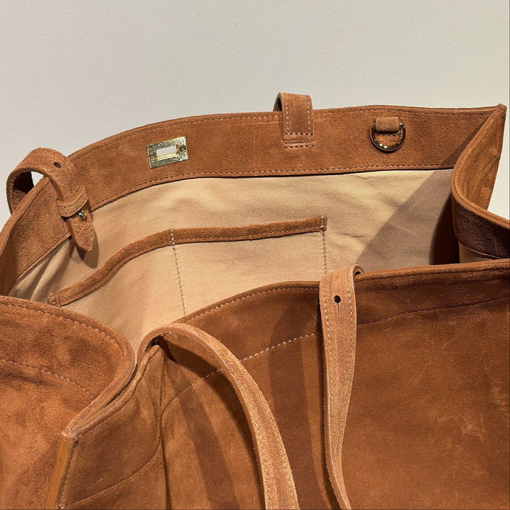 Veske Skinn Sienna Tote Cognac