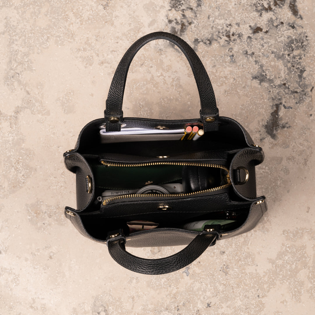 Veske Skinn Bianca Black