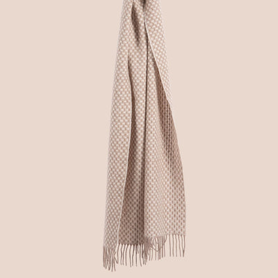 Ullskjerf Lugano Beige