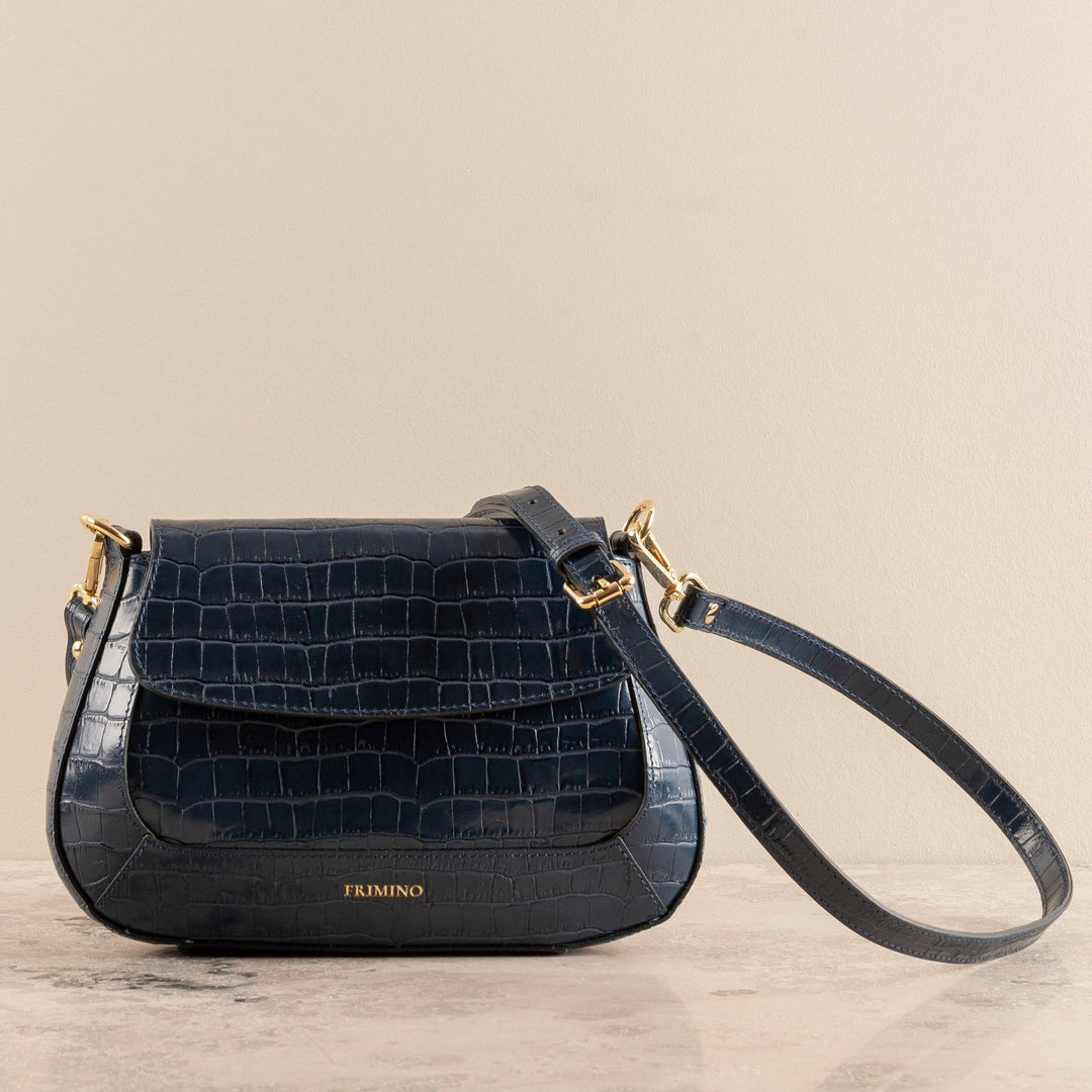 Veske Skinn Elena Blue
