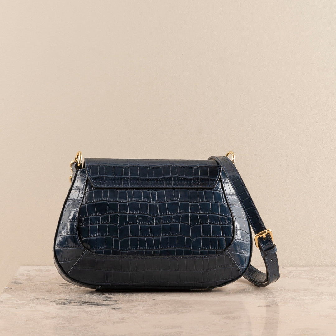 Veske Skinn Elena Blue