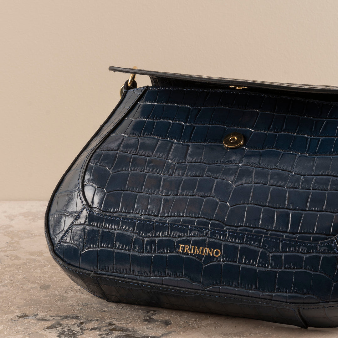 Veske Skinn Elena Blue