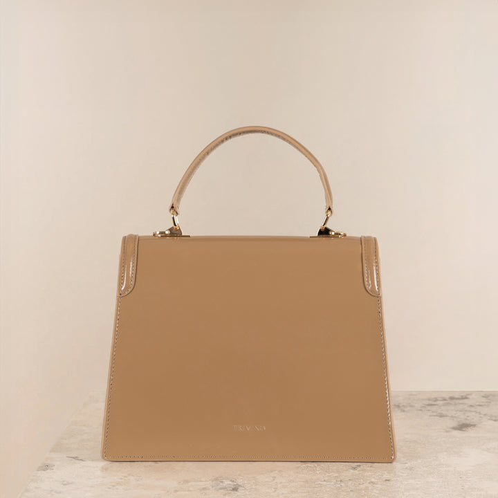 Veske Skinn Bella Beige