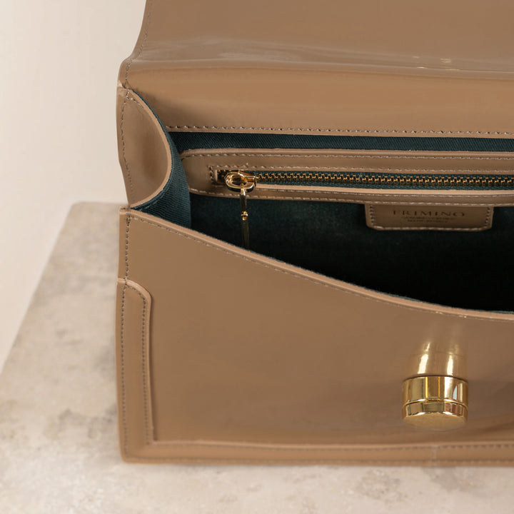 Veske Skinn Bella Beige