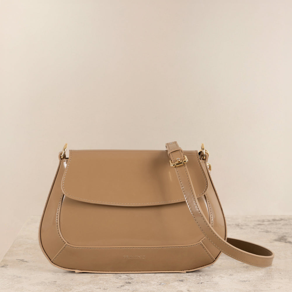 Veske Skinn Elena Beige