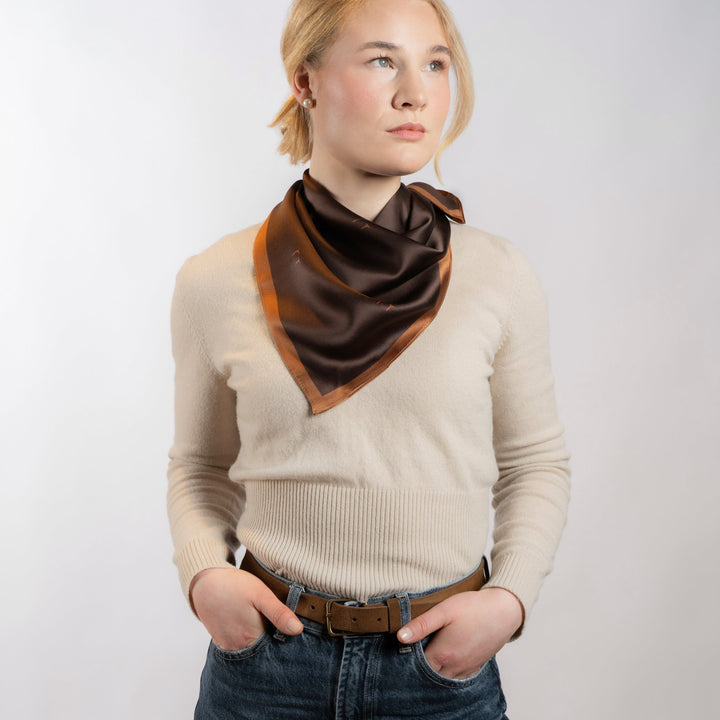 Silkeskjerf Paris Brown