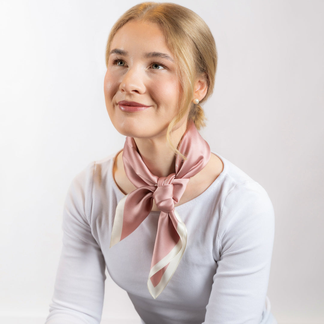 Silkeskjerf Paris Dusty Pink