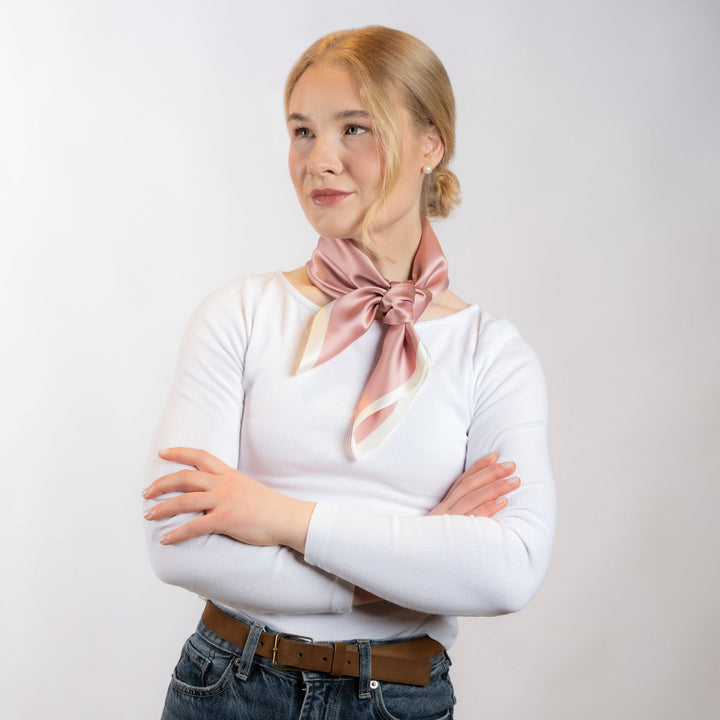 Silkeskjerf Paris Dusty Pink