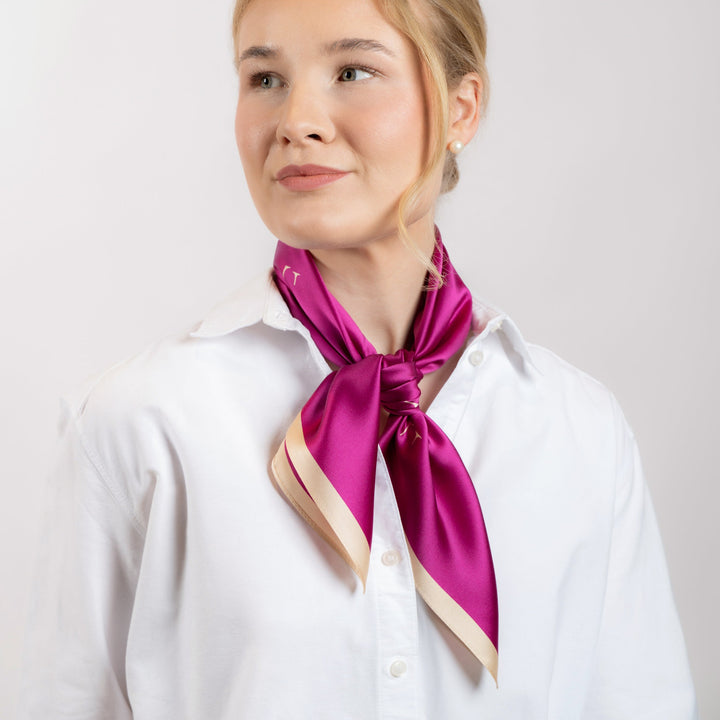 Silkeskjerf Paris Pink